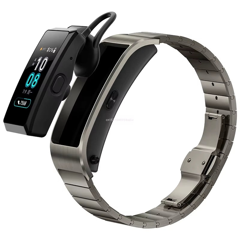 95% New  Talkband B5 Talk Band Bluetooth Smart Bracelet Wearable Sports Wristbands Touch AMOLED Screen Call Earphone Bands