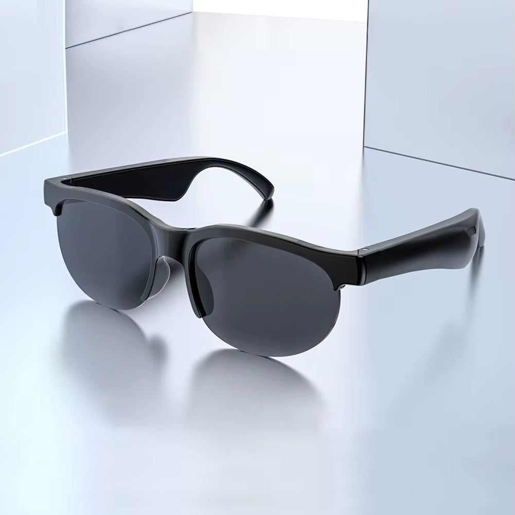 AI Intelligent Translation Glasses Bluetooth-Compatible 5.4 Smart Glasses Support 144 Languages Music Sunglasses for Men & Women