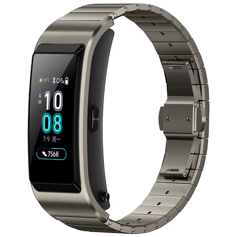 95% New  Talkband B5 Talk Band Bluetooth Smart Bracelet Wearable Sports Wristbands Touch AMOLED Screen Call Earphone Bands