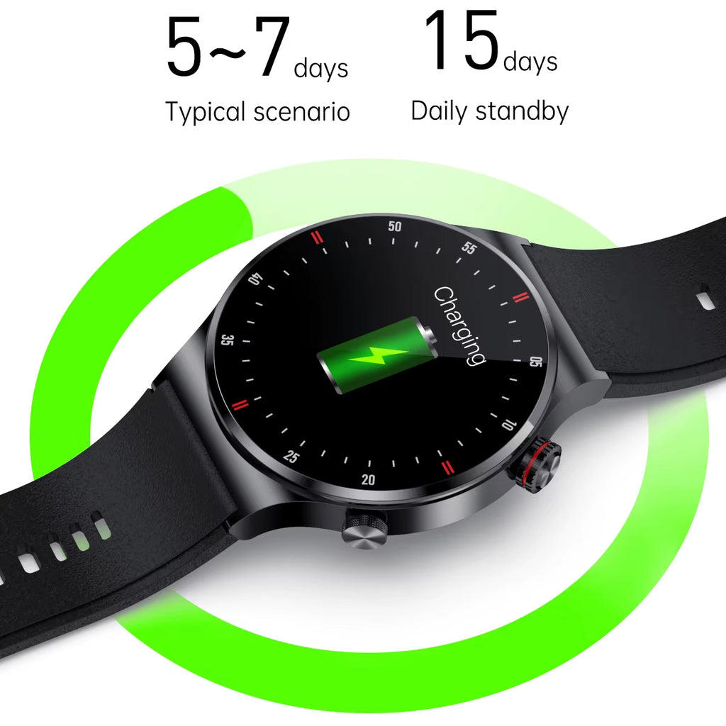 NFC Bluetooth Call Smart Watch Men 2023 Sport Bracelet ECG+PPG Waterproof Custom Watch Face Men Smartwatch for IOS Android