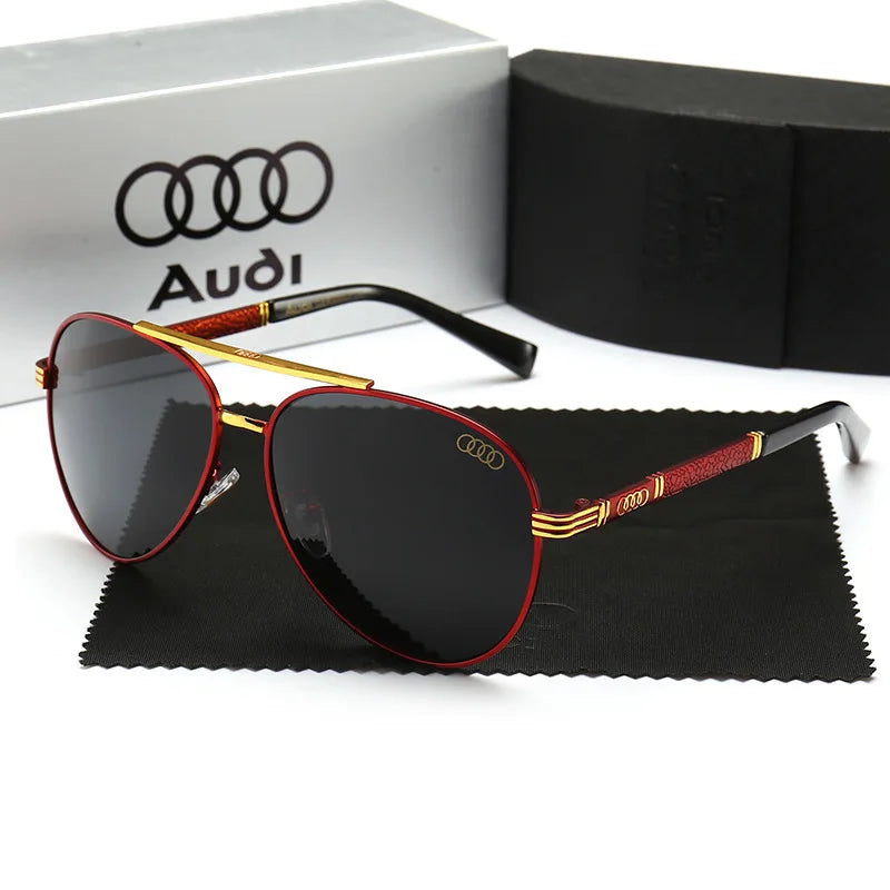 High End Luxury Men Driving Polarized Sunglasses, Brand Luxury Design anti Glare, Men and Women Driver Goggles Gentlemanly